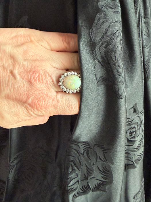 Exquisite 1950's Don Loper New Look Silk Rose Print Cocktail Dress / Small