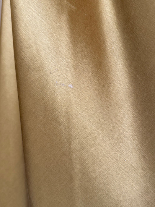 Dramatic 1950’s Goldenrod Brushed Satin Swing Coat / SM