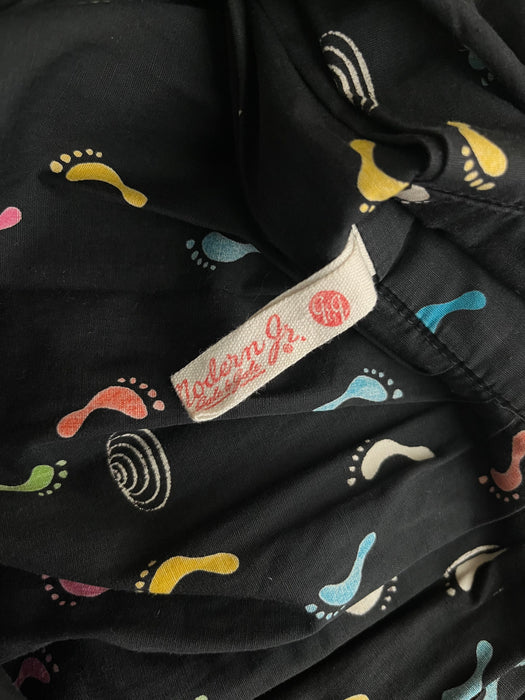 Vintage 1950's "Gay Tracks" Artist Print Skirt from Modern Jr. / S