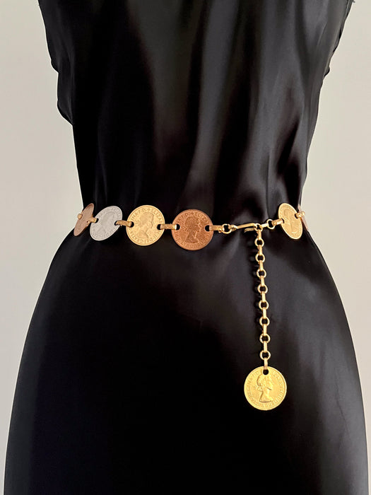 1970's Trevi Fountain Coin Belt / M