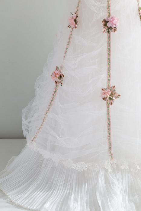 IN THE GARDEN Rococo Inspired Fantasy Wedding Gown / Waist 26