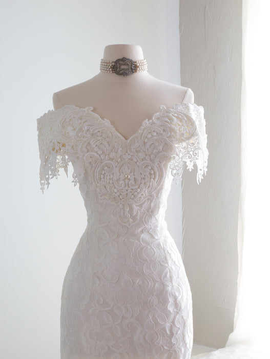 Stunning Vintage Jessica McClintock Lace Reception Dress / Small Xtabay Vintage Stunning Vintage Jessica McClintock Lace Reception Dress / Small Xtabay Vintage