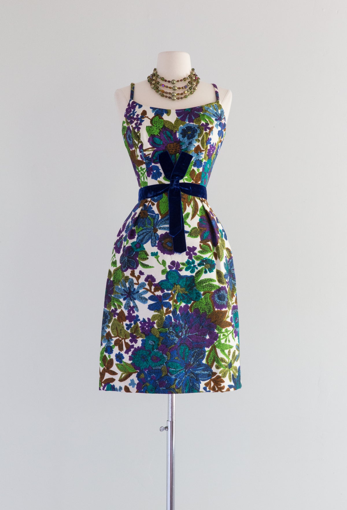 Fabulous 1960s Harry Keiser Fall Party Dress / Waist 27 – Xtabay