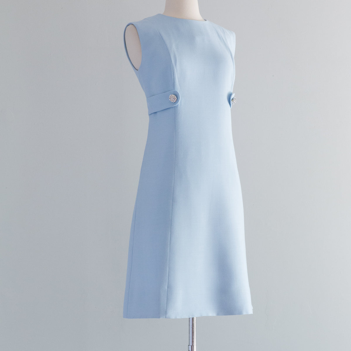 1960's Rona Mod Baby Blue Shift Dress / ML Xtabay Vintage 1960's Rona Mod Baby Blue Shift Dress / ML Xtabay Vintage