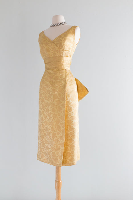 Rare 1950's Couture Cocktail Dress By Gigliola Curiel For Bergdorf Goo – Xtabay Vintage