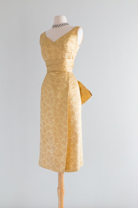 Rare 1950's Couture Cocktail Dress By Gigliola Curiel For Bergdorf Goo Xtabay Vintage Rare 1950's Couture Cocktail Dress By Gigliola Curiel For Bergdorf Goo Xtabay Vintage