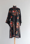 1920s Chinese Embroidery Robe Chinese Embroidered Jacket 
