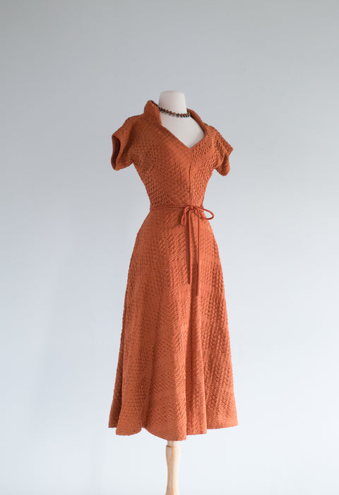 Vintage designer Ceil Chapman dress