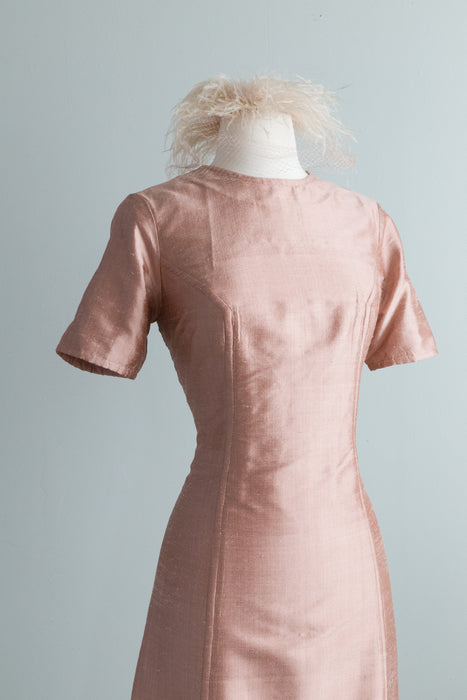 rose gold shift dress Sequin Scoop Neck Shift Dress - Rose Gold