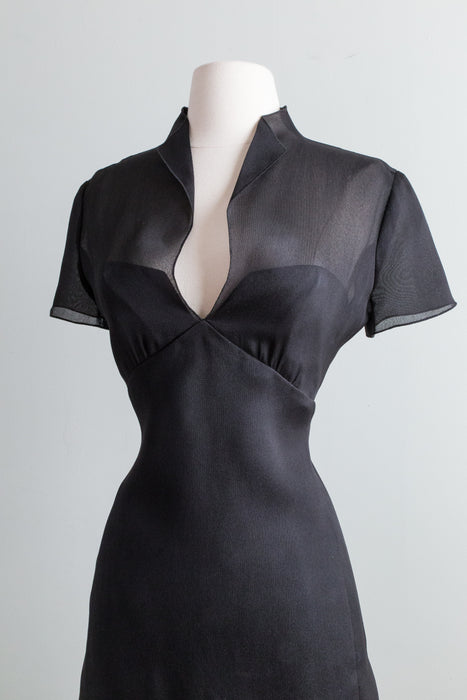 chanel black little dress vintage