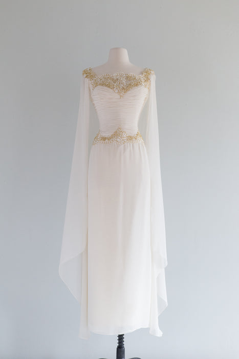 white chiffon goddess dress Draped Plus Size Chiffon Goddess A-Line Wedding Dress with Off-the-Shoulder Straps