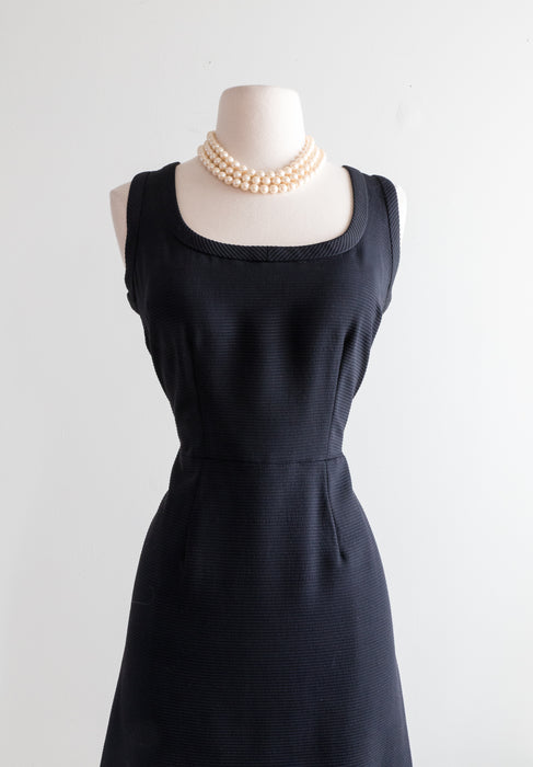 Elegant 1960's Two Piece Dress Set By Larry Aldrich as-is / ML