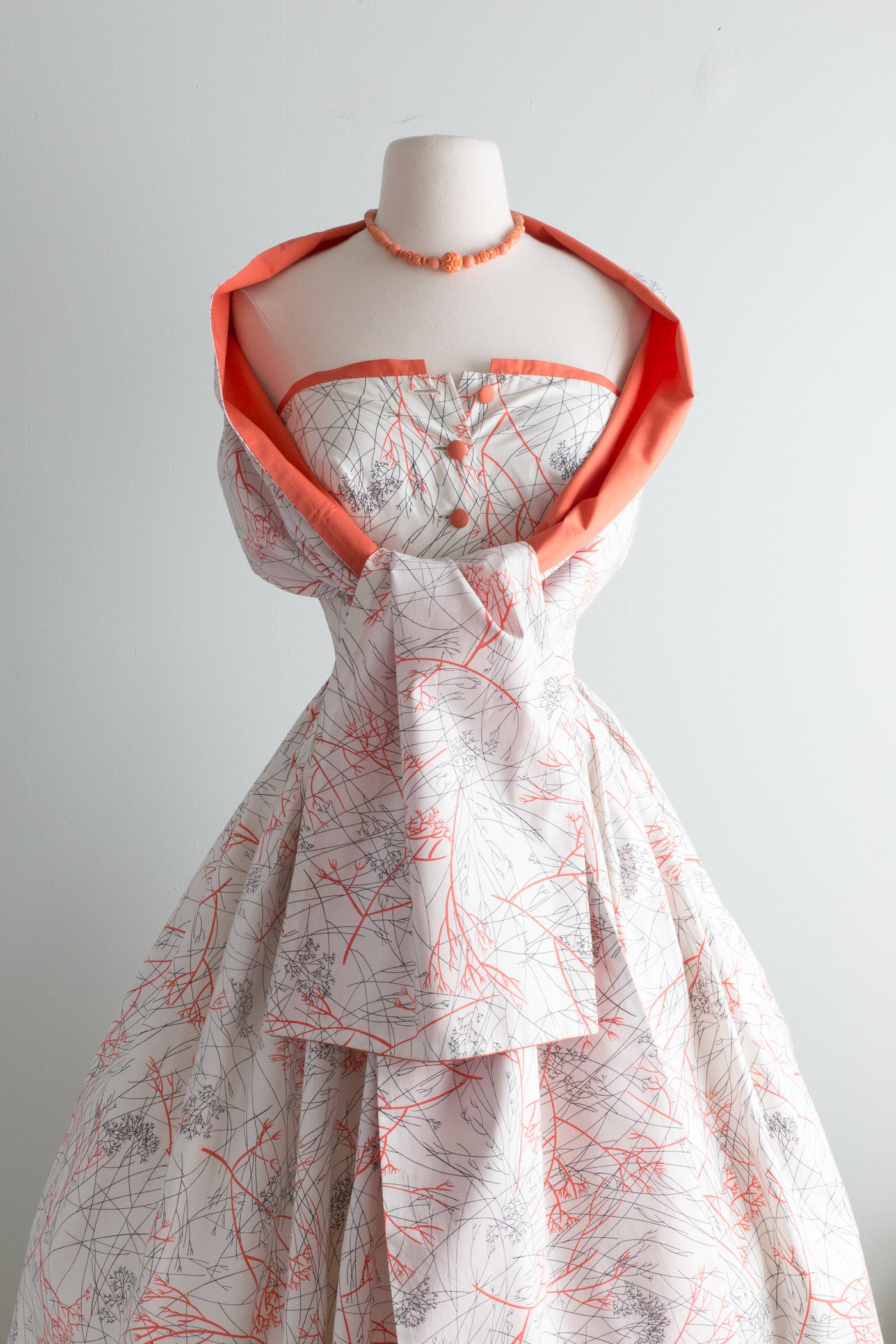 1950s Purple Carolyn Schnurer Metallic Paisley Dress | XS