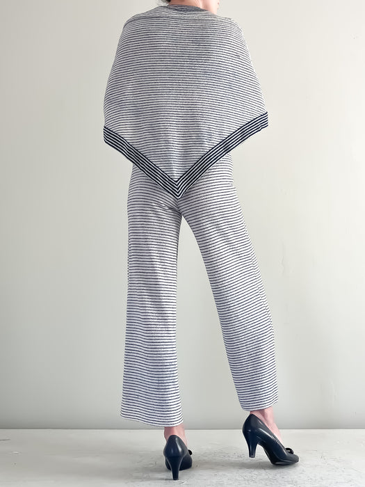 Fabulous 1970's Kimberly Knit Jumpsuit / Sz XS