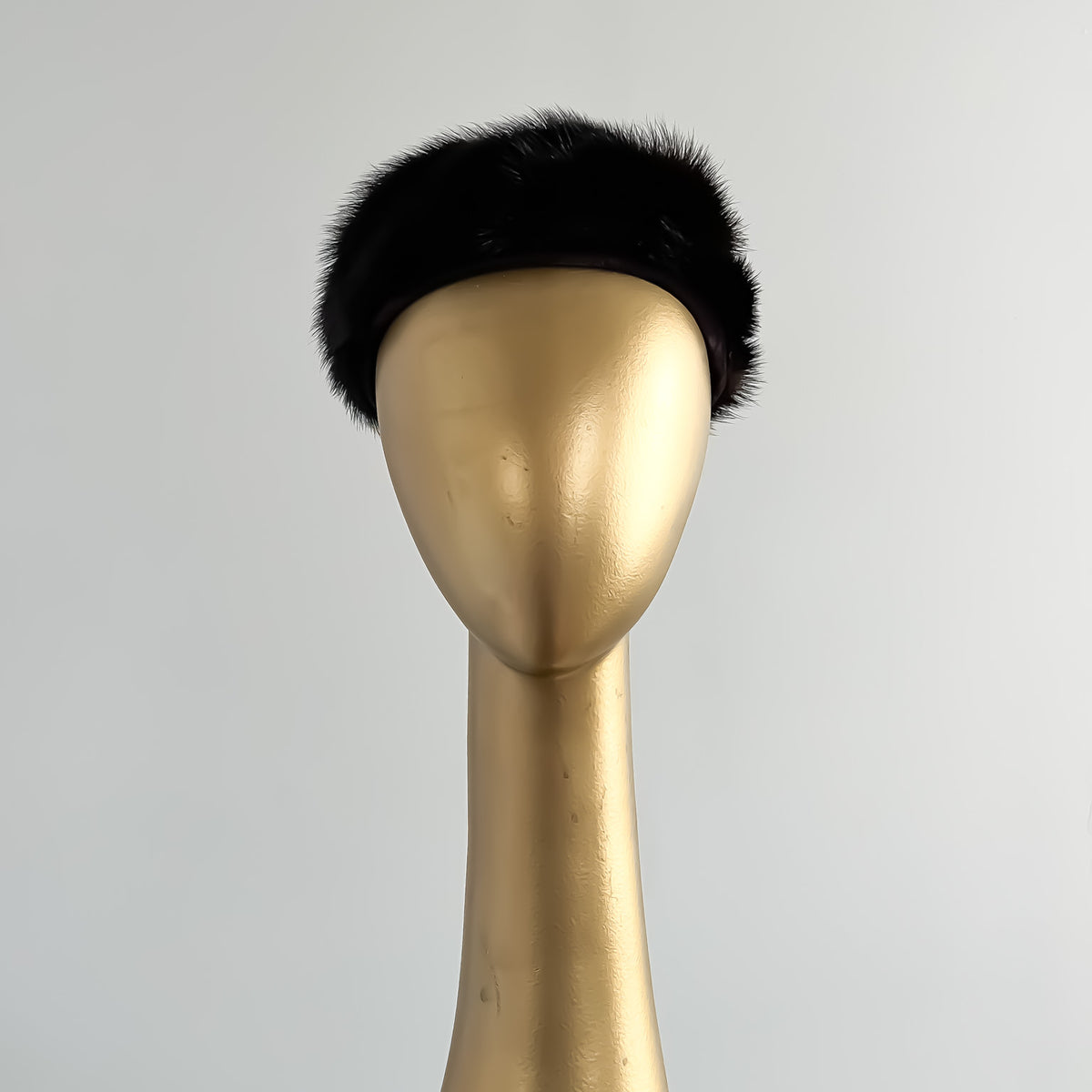 Gorgeous 60s Chestnut Mink Fur Pillbox Hat by Darcel / OS 