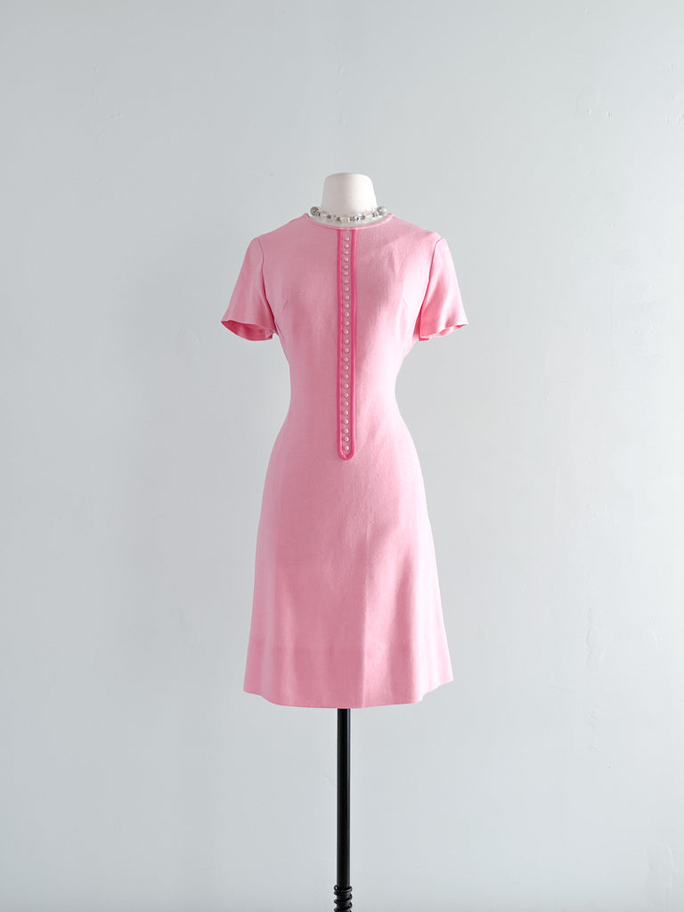 pink mod dress Tailored Mini Mod Dress