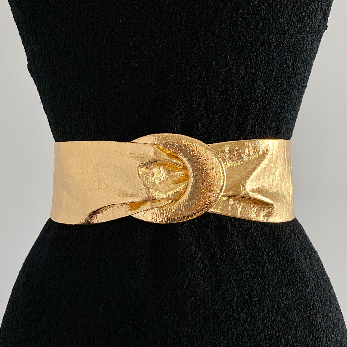 Garay Gold Leather Belt / Medium – Xtabay Vintage
