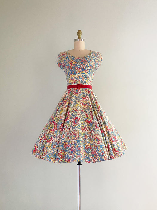 1950's Cele Peterson of Arizona Cotton Sundress / Sz S
