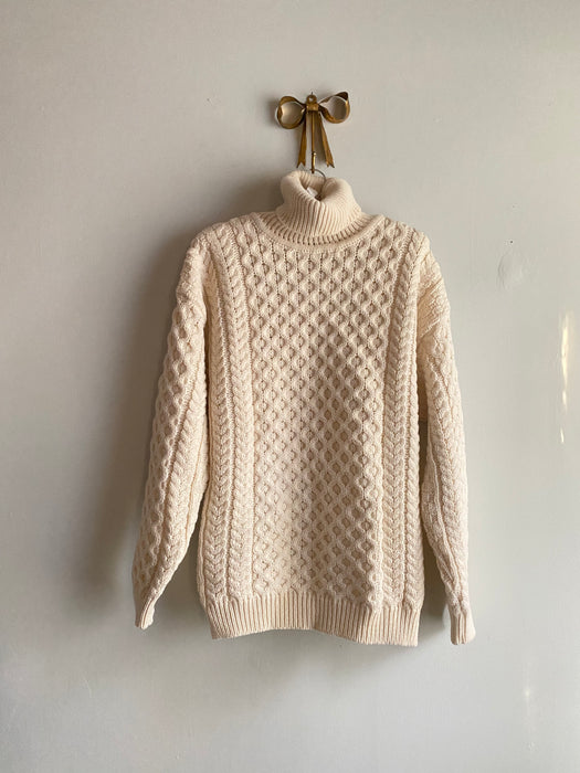 Vintage Aran Crafts Ireland Merino Wool Sweater / Medium
