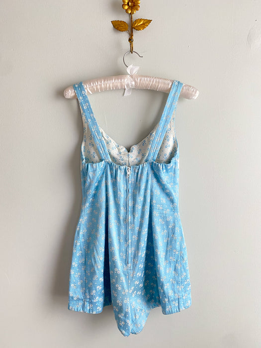 1950’s Baby Blue Swimsuit by Jantzen / Sz S/M