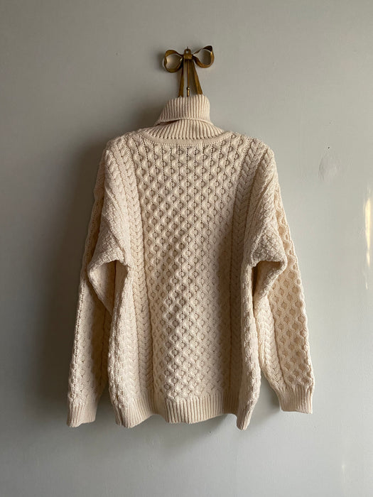 Vintage Aran Crafts Ireland Merino Wool Sweater / Medium